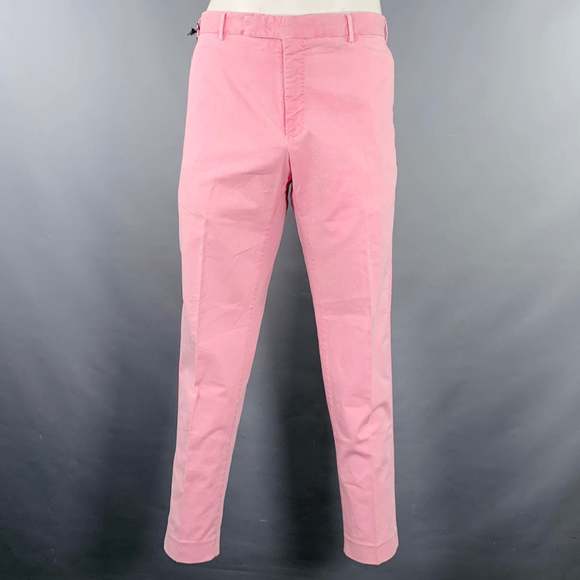 PT TORINO Other - PT TORINO Pink Cotton Blend Zip Fly Dress Pants